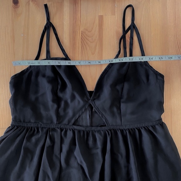 NWOT Wet Seal Sheer Black Midi Dress - Picture 10 of 16